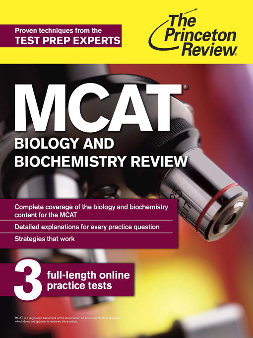 Title details for MCAT Biology and Biochemistry Review by The Princeton Review - Wait list